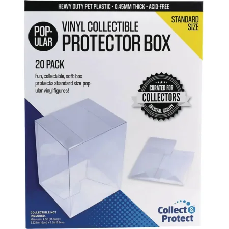 Pre-Order: VINYL COLLECTIBLE SOFT COLLAPSIBLE PROTECTOR BOX 20 PACK. Estimate Ship Date November 2024