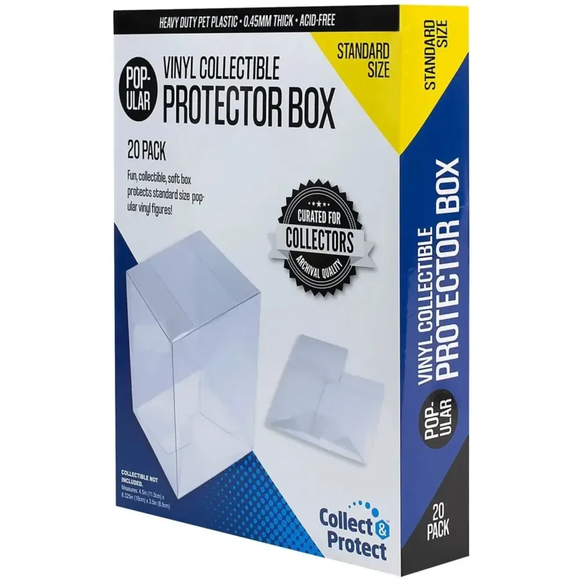 Pre-Order: VINYL COLLECTIBLE SOFT COLLAPSIBLE PROTECTOR BOX 20 PACK. Estimate Ship Date November 2024