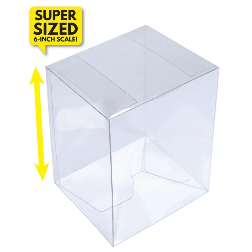 Pre-Order: VINYL COLLECTIBLE 6IN SOFT COLLAPSIBLE PROTECTOR BOX 5 PK. Estimate Ship Date November 2024