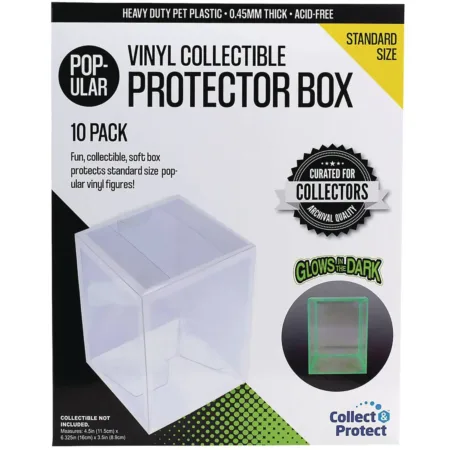 Pre-Order: VINYL COLLECTIBLE SOFT GITD COLLAPSIBLE PROTECTOR BOX 10 PK. Estimate Ship Date November 2024