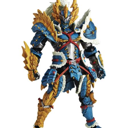 REVOLTECH MONSTER HUNTER SWORDSMAN ZINOGRE SERIES ACTION FIGURE.