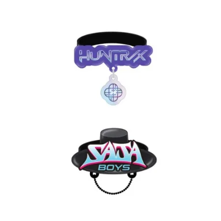 PRE-ORDER: KPOP DEMON HUNTERS - SAJA BOYS VER. OFFICIAL LIGHT STICK RING