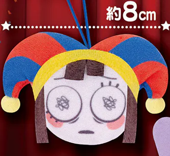 The Amazing Digital Circus Petanko Face Mascot Glitch Face ver. - Pomni