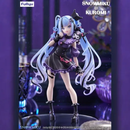 Snow Miku x Kuromi Trio-Try-iT Figure -Snow Miku x Kuromi