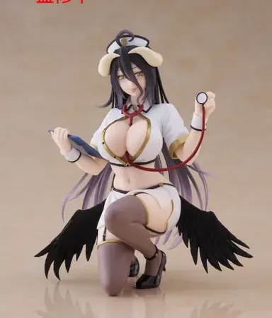 Overlord Albedo Nurse Version Desktop Cute Figure.