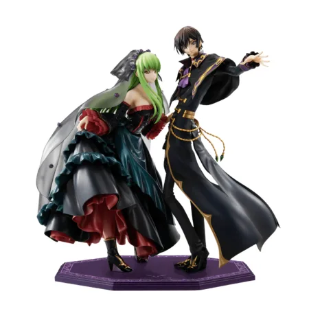 Pre order: Code Geass Lelouch＆Ｃ.Ｃ. 20th Anniversary Precious G.E.M. Series FIGURE. EST SHIP DATE OCT 2026