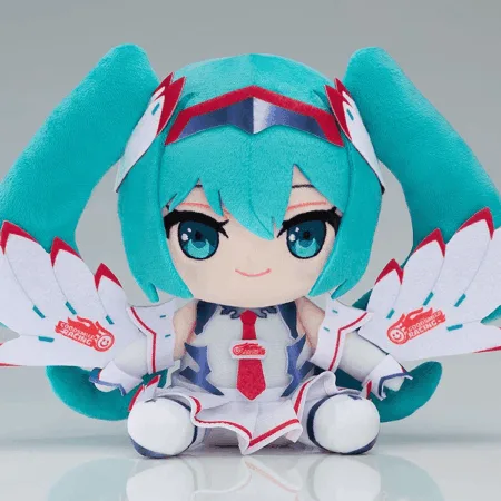 Pre order: "Hatsune Miku" Racing Miku SPA 2025 Support Version Plushie. EST SHIP DATE AUG 2026