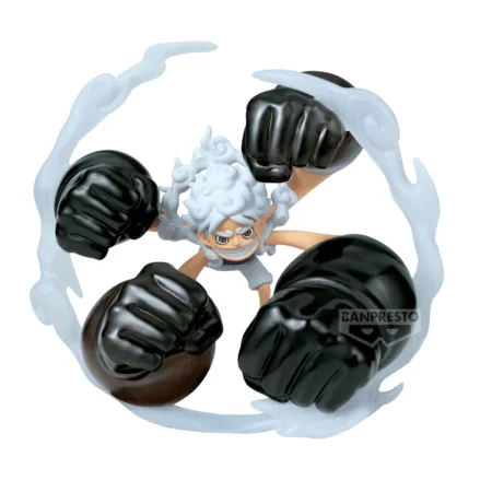 ONE PIECE MONKEY D.LUFFY GEAR5 WORLD COLLECTABLE FIGURE GUM-GUM DAWN GATLING