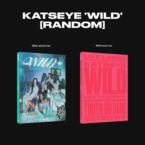 Pre-Order: KATSEYE - WILD (A Random Version). EST SHIP DATE AUG 2026