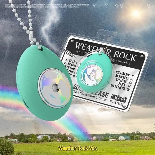 Pre order: SHINEE - 6TH MINI ALBUM [ATMOS] (WEATHER ROCK VERSION). EST SHIP DATE JULY 2026