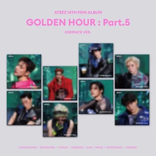 Pre order: [ATEEZ] GOLDEN HOUR : PART.5 (DIGIPACK VERSION). EST SHIP DATE JULY 2026