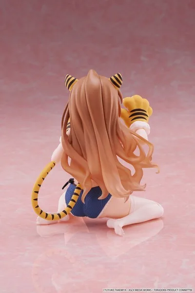 Pre order: Toradora! Taiga Aisaka (Tiger Costume Swimwear Version) Desktop Cute Figure. EST SHIP DATE NOV 2026