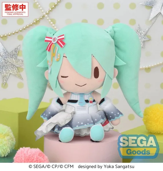 Pre order: HATSUNE MIKU COLORFUL STAGE! Stage SEKAI Hatsune Miku Brand New World fuwa petit M Plush. EST SHIP DATE DEC 2026