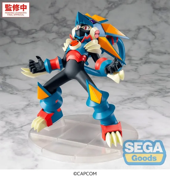 Pre order: Mega Man Battle Network Mega Man Gregar Beast Luminasta FIGURE. EST SHIP DATE DEC 2026