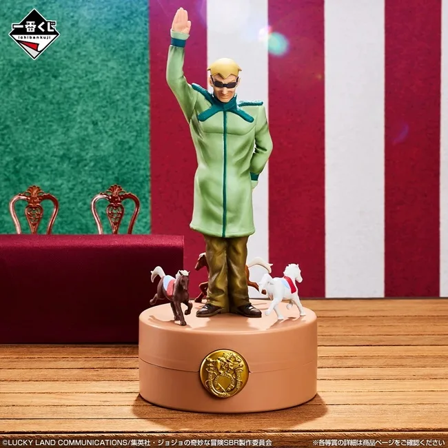 80 tickets - JoJo's Bizarre Adventure - Banpresto Ichiban Kuji full set - Steel Ball Run