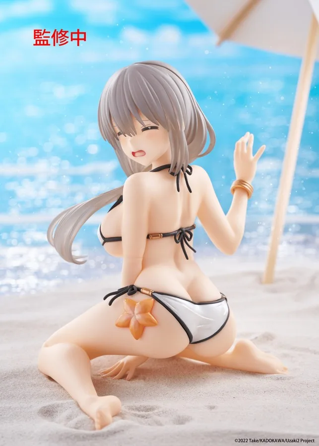 Uzaki-chan Wants to Hang Out! ω Desktop Cute Figure - Tsuki Uzaki (Swimwear Ver.)