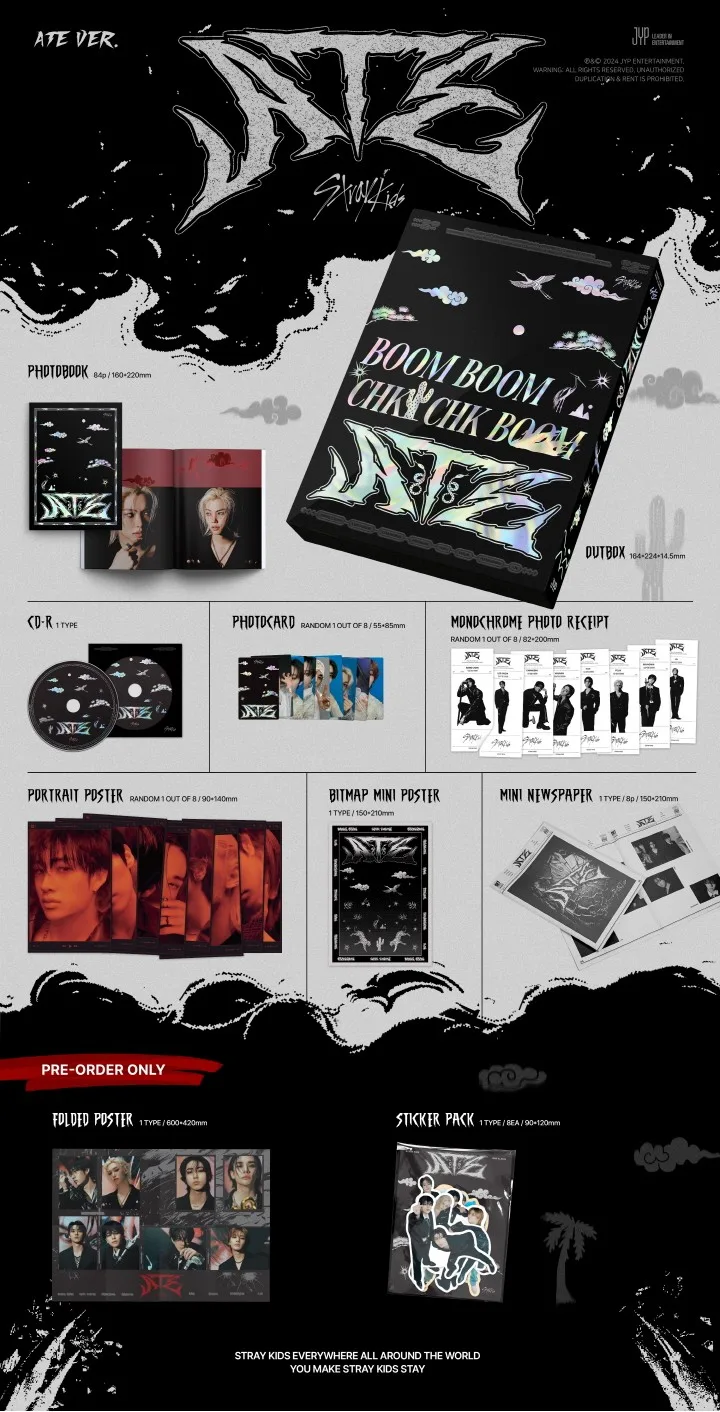 COMING SOON: STRAY KIDS - ATE (ATE VERSION) LIMITED VERSION. EST SHIP DATE AUG 2026
