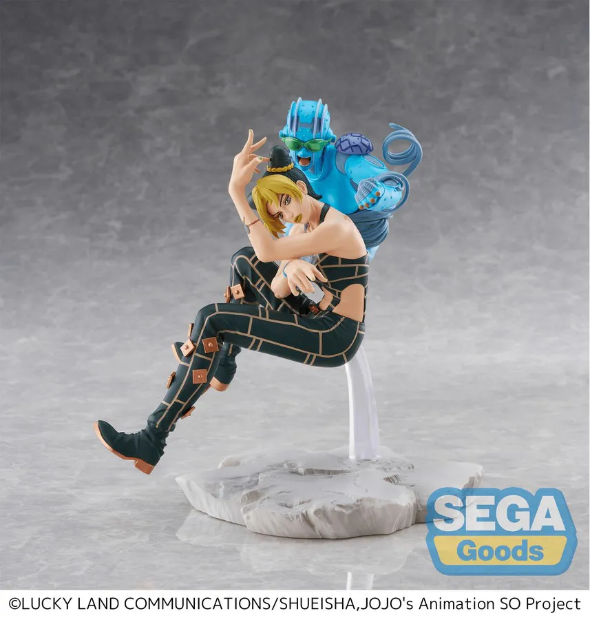 Pre order: JoJo's Bizarre Adventure Stone Ocean Jolyne Cujoh XrossLinkMAX FIGURE. EST SHIP DATE APR 2027