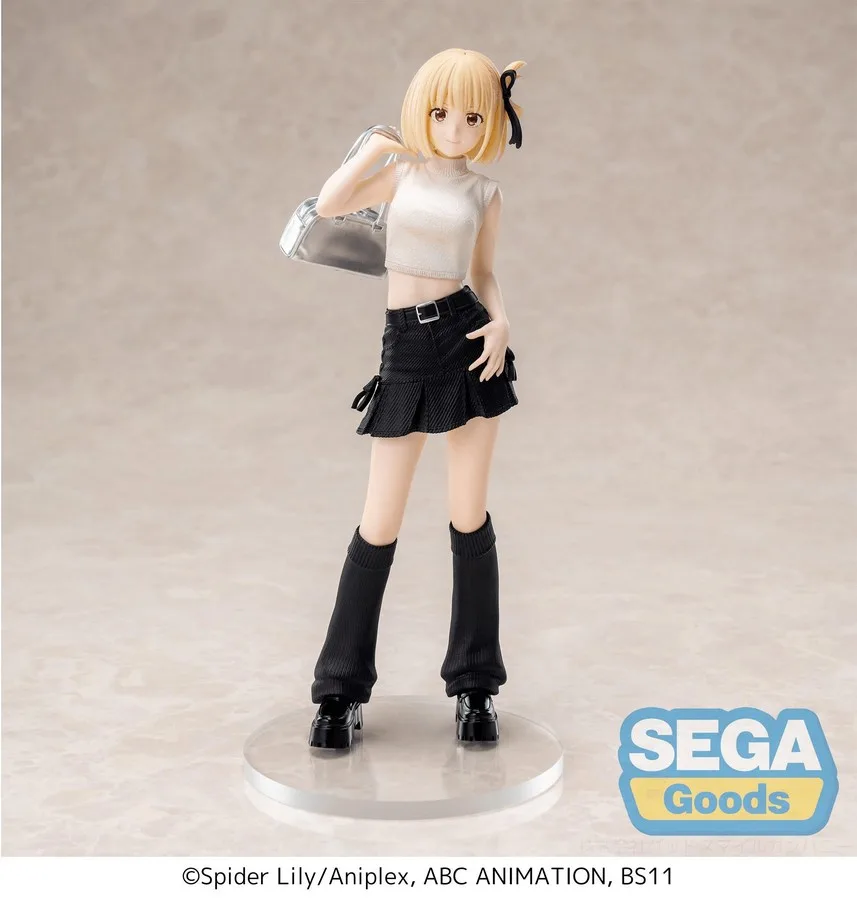 Pre order: Lycoris Recoil Chisato Nishikigi STREET SNAP High Premium Figure. EST SHIP DATE MAR 2027