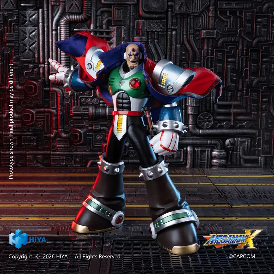 Pre order: Mega Man X series Sigma EXQUISITE BASIC Series Action Figure. EST SHIP DATE DEC 2027
