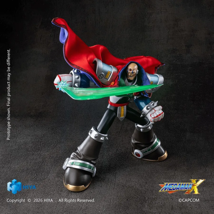 Pre order: Mega Man X series Sigma EXQUISITE BASIC Series Action Figure. EST SHIP DATE DEC 2027