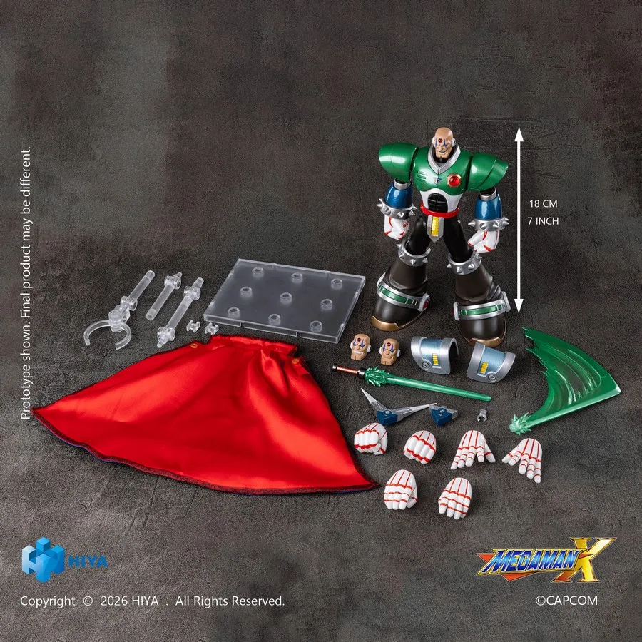 Pre order: Mega Man X series Sigma EXQUISITE BASIC Series Action Figure. EST SHIP DATE DEC 2027