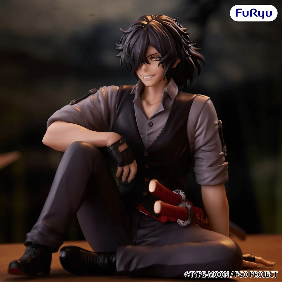 Pre order: Fate/Grand Order Assassin Izou Okada Awesome Dapper Suit Noodle Stopper Figure. EST SHIP DATE MAY 2027
