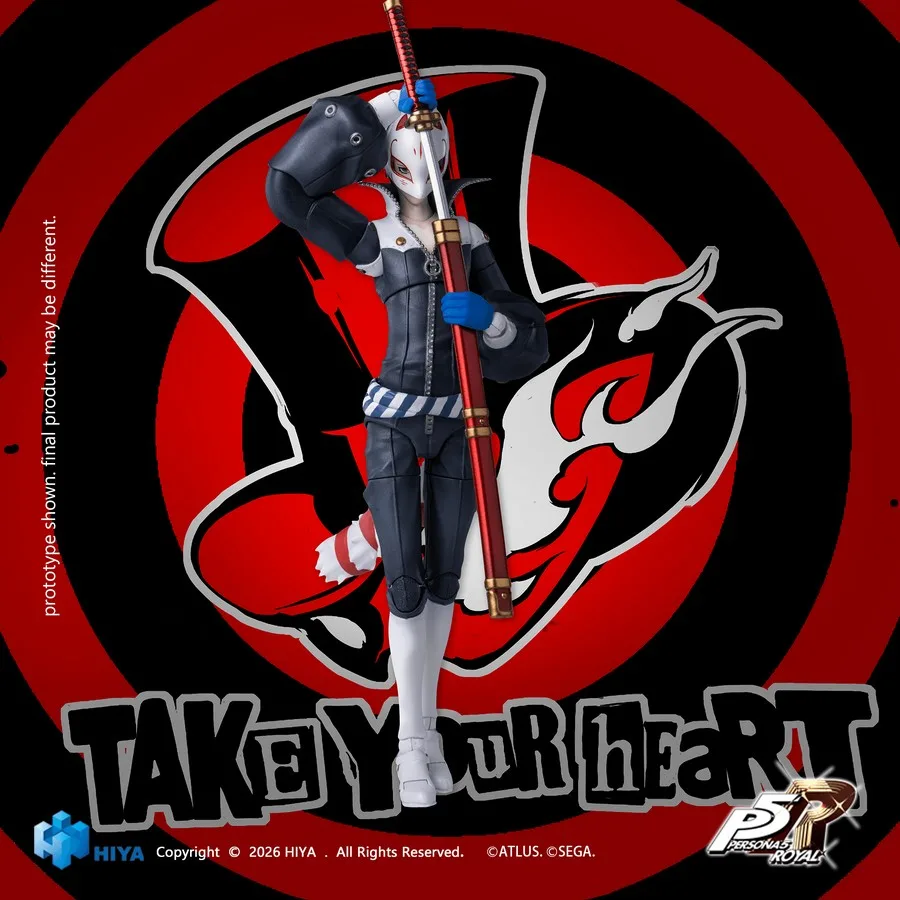 Pre order: Persona 5 Royal Fox 1/12 Scale Action Figure. EST SHIP DATE DEC 2027