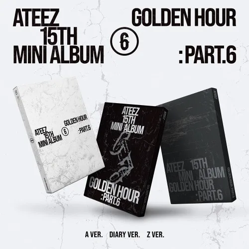 [Pre-Order] ATEEZ - GOLDEN HOUR : PART.6 (A Random Version). EST SHIP DATE DEC 2026
