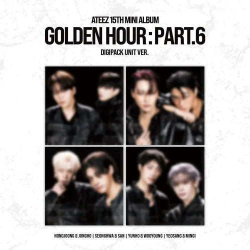 [Pre-Order] ATEEZ - GOLDEN HOUR : PART.6 (DIGIPACK UNIT VERSION). EST SHIP DATE DEC 2026